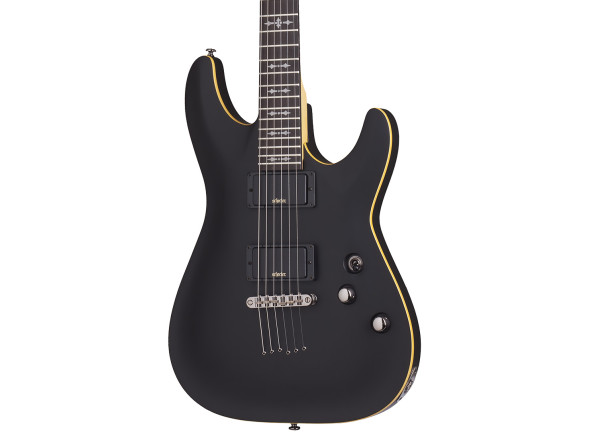 Schecter Demon-6 Aged Black Satin Schecter Demon-6 Aged Black Satin